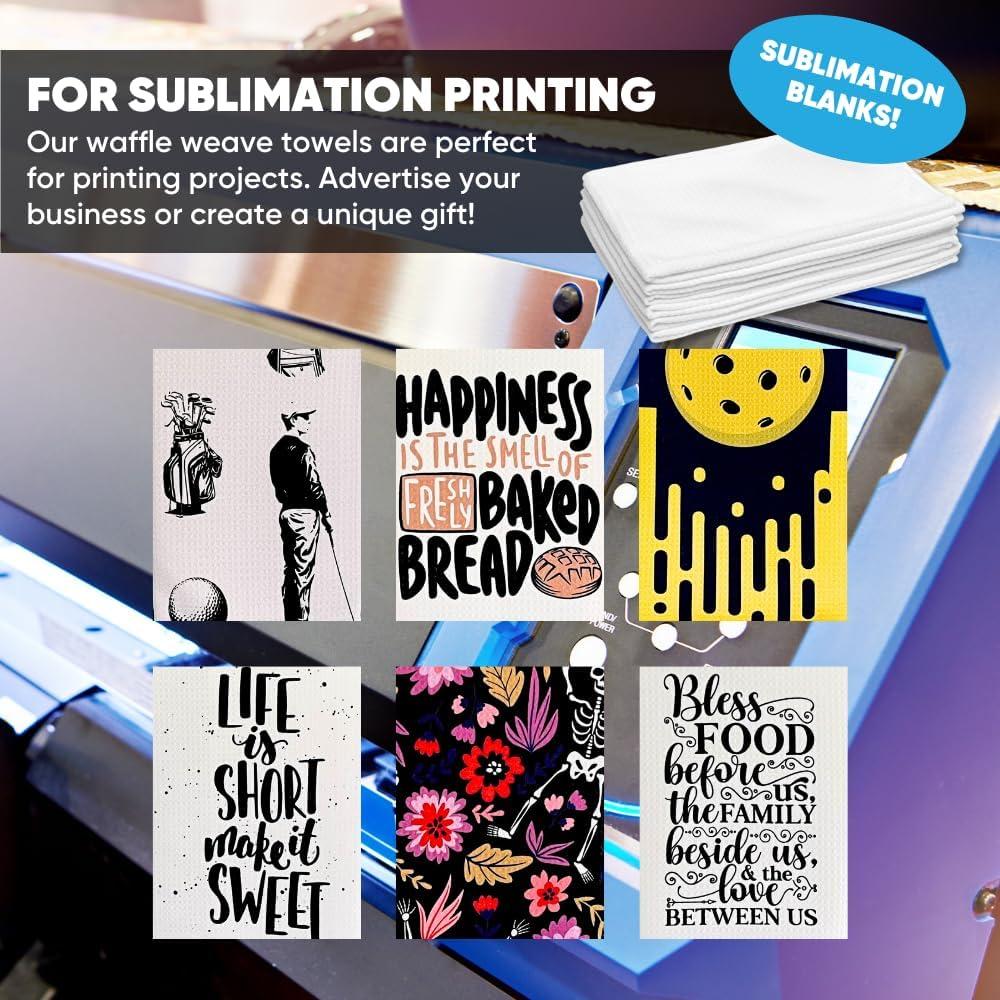 Toallas de Microfibra Blancas para Sublimación 40.6x61 cm - 156 Unidades