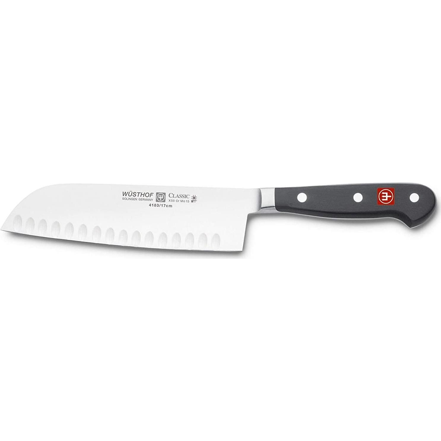 Cuchillo Santoku Wüsthof Clásico 18 cm Forjado Acero Inoxidable