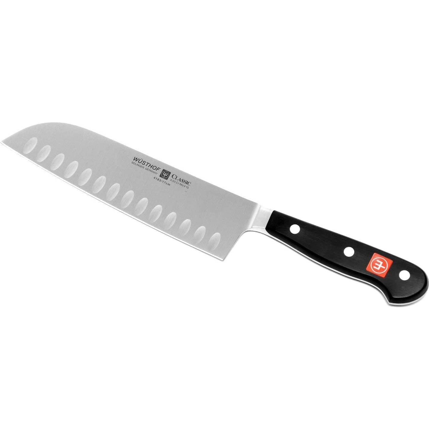 Cuchillo Santoku Wüsthof Clásico 18 cm Forjado Acero Inoxidable