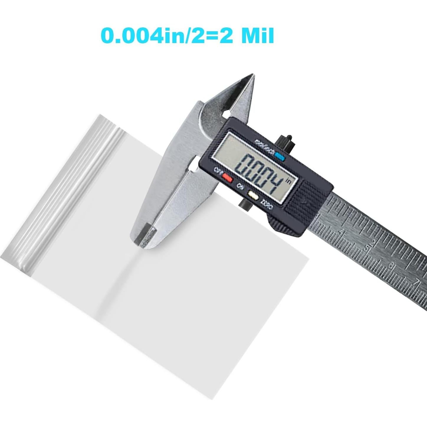 400 Bolsas de Plástico Reutilizables VOPTON 4 Tamaños 15x10cm