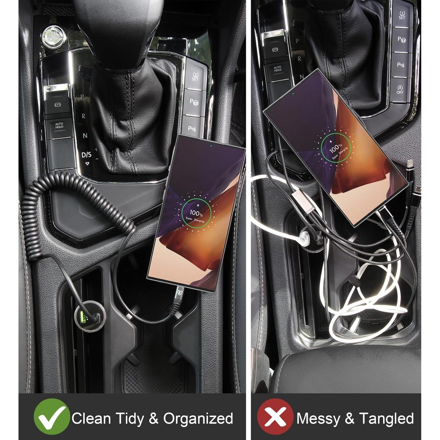 Cable USB C a USB C KIYODA 3 pies Carga Rápida 2 Pack