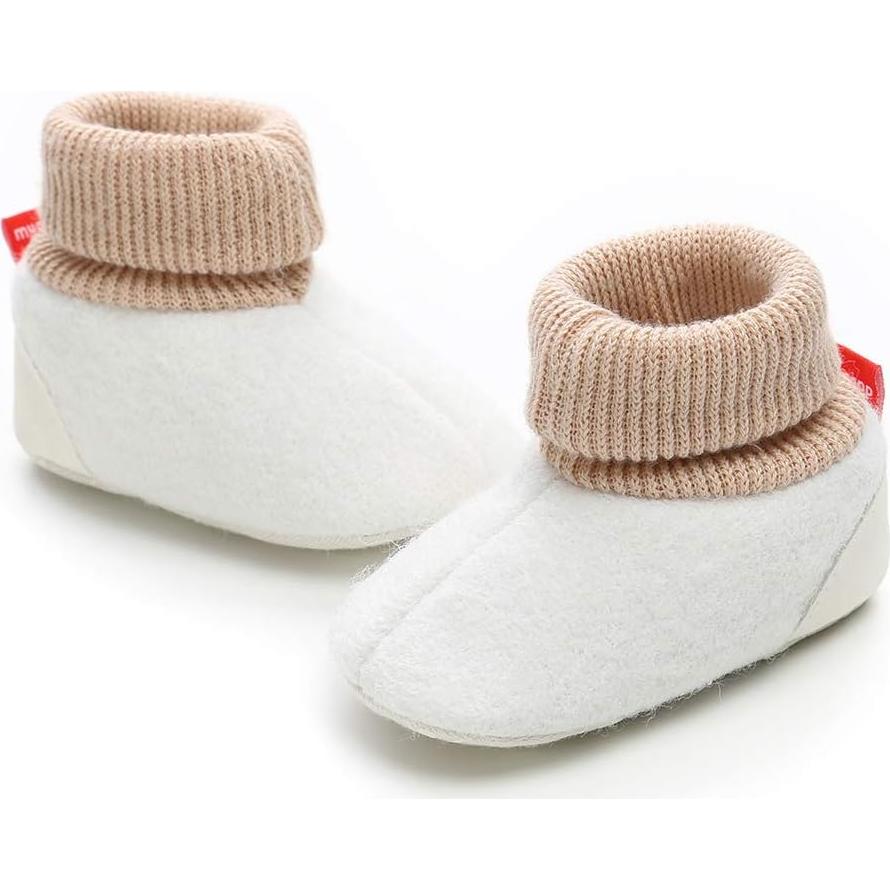 Botines Antideslizantes para Bebés Niños Niñas Algodón Invierno