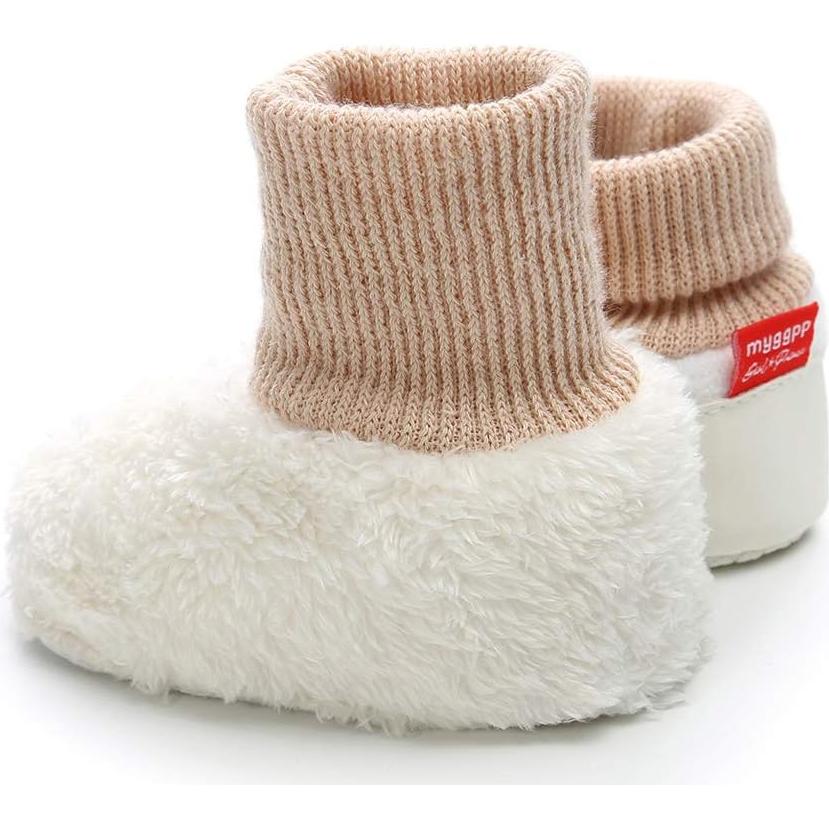 Botines Antideslizantes para Bebés Niños Niñas Algodón Invierno
