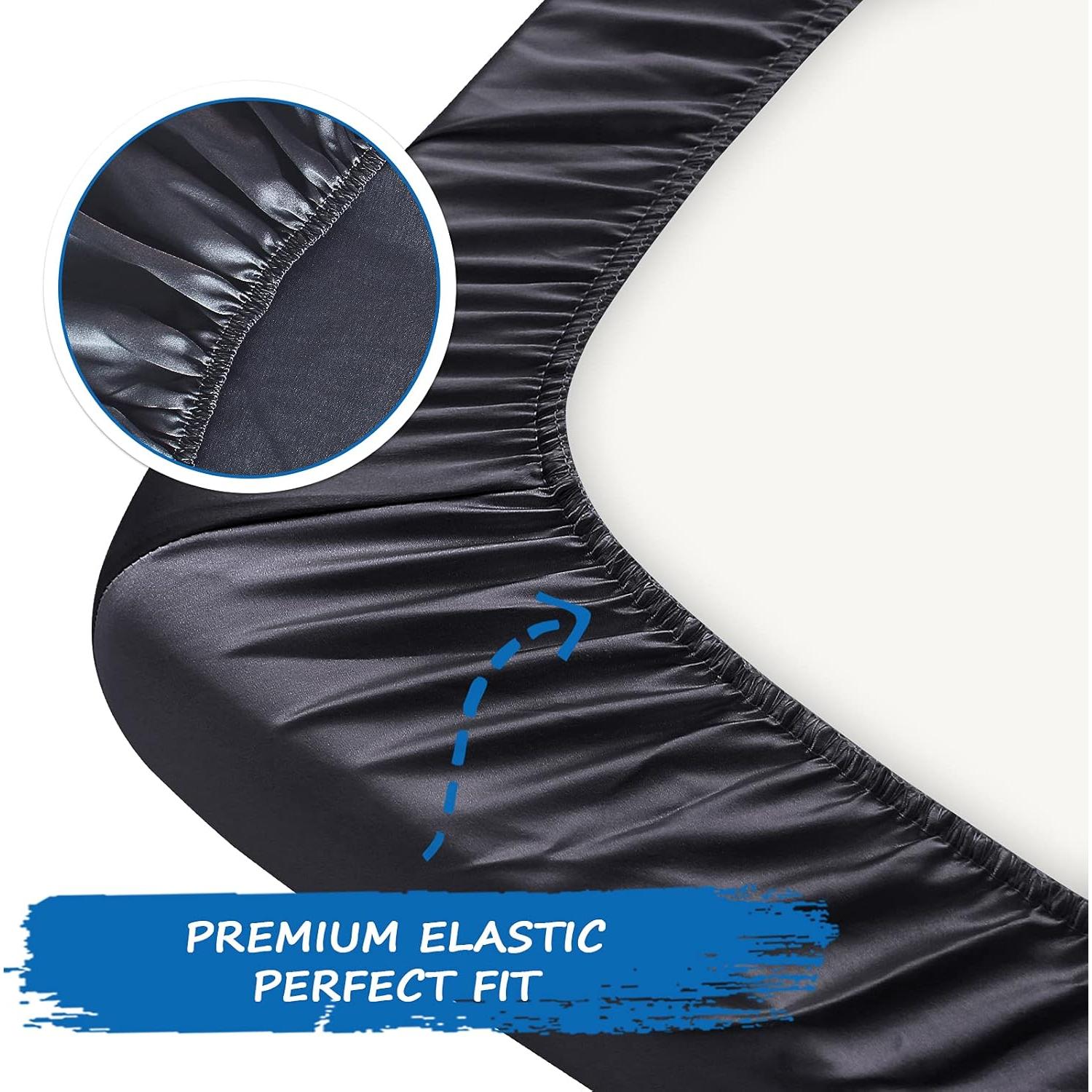 Sábana Ajustable de Satén Coldwind para Pack and Play 99x68.5cm