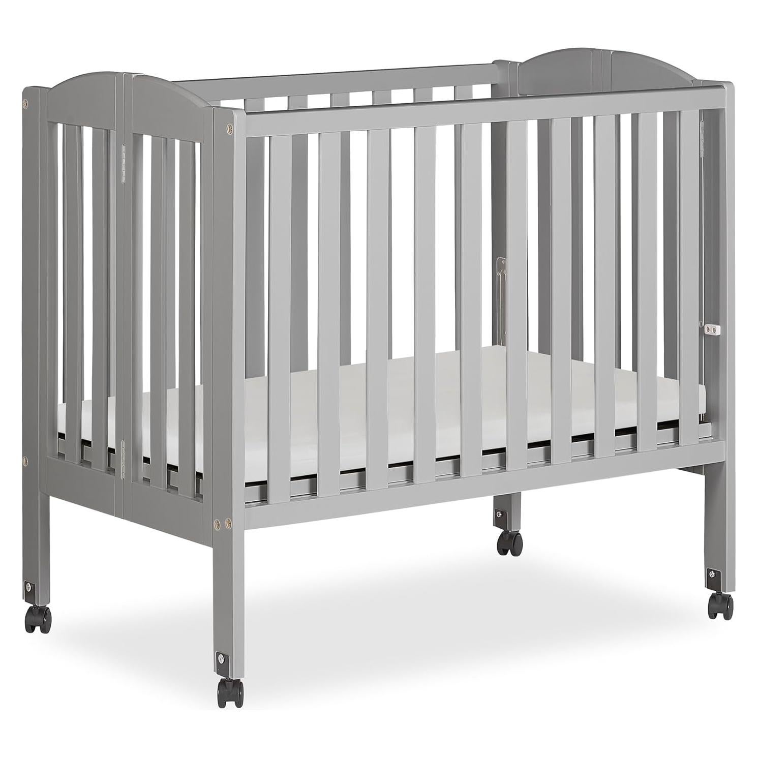 Cuna Plegable Portátil Dream On Me 2 en 1 Gris Frío 101.6x66.0 cm