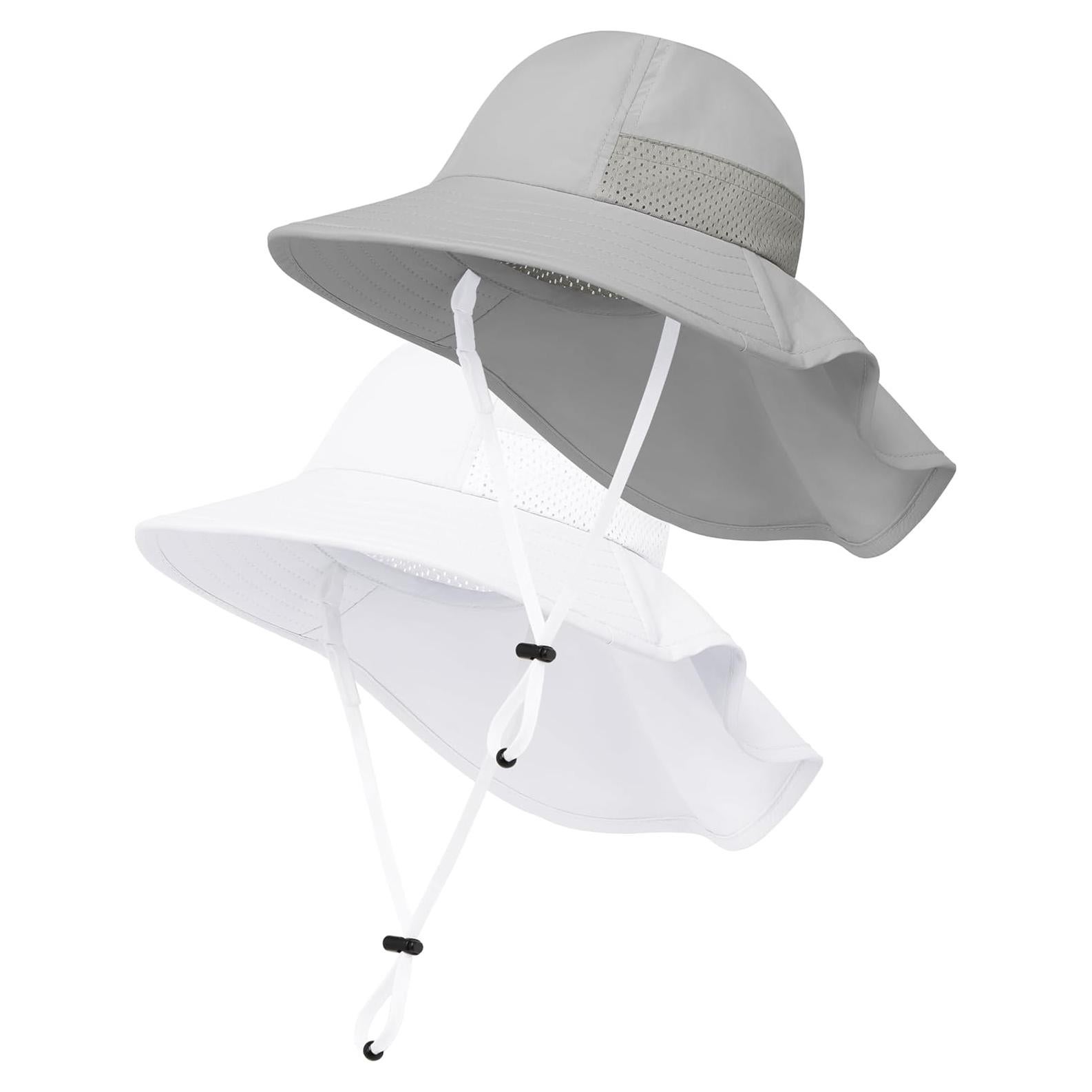 Sombrero de Sol Cooraby 2 Pack UPF 50+ para Bebés 6-24 Meses