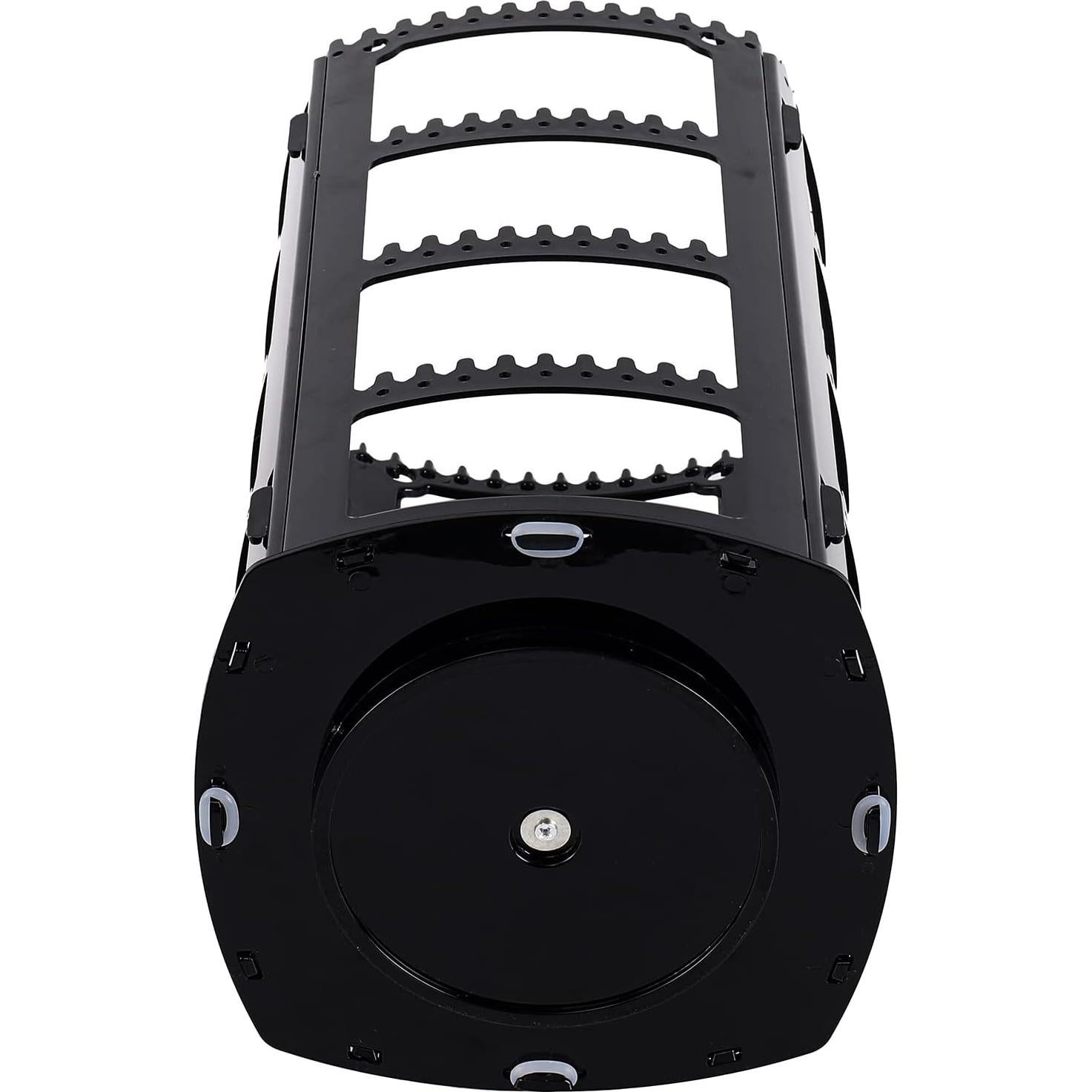 Sooyee Organizador de Joyería 360° Negro - Soporte para Pendientes y Collares