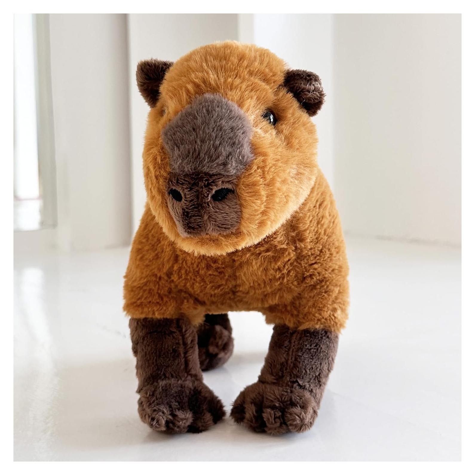 Juguete de Peluche Capibara Liraziva 20 cm Suave y Abrazable