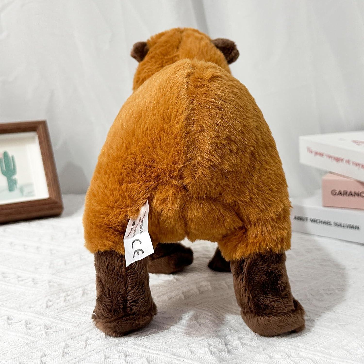 Juguete de Peluche Capibara Liraziva 20 cm Suave y Abrazable