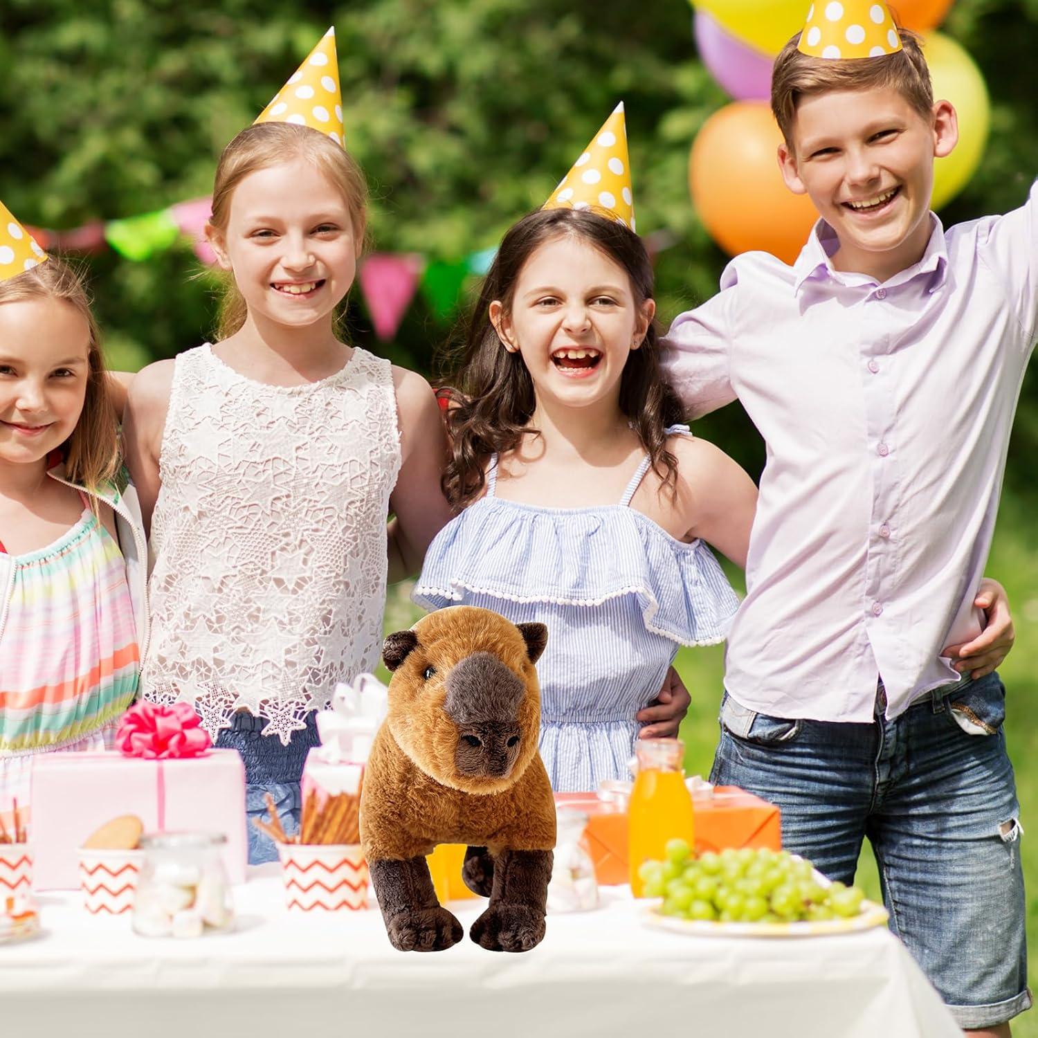 Juguete de Peluche Capibara Liraziva 20 cm Suave y Abrazable