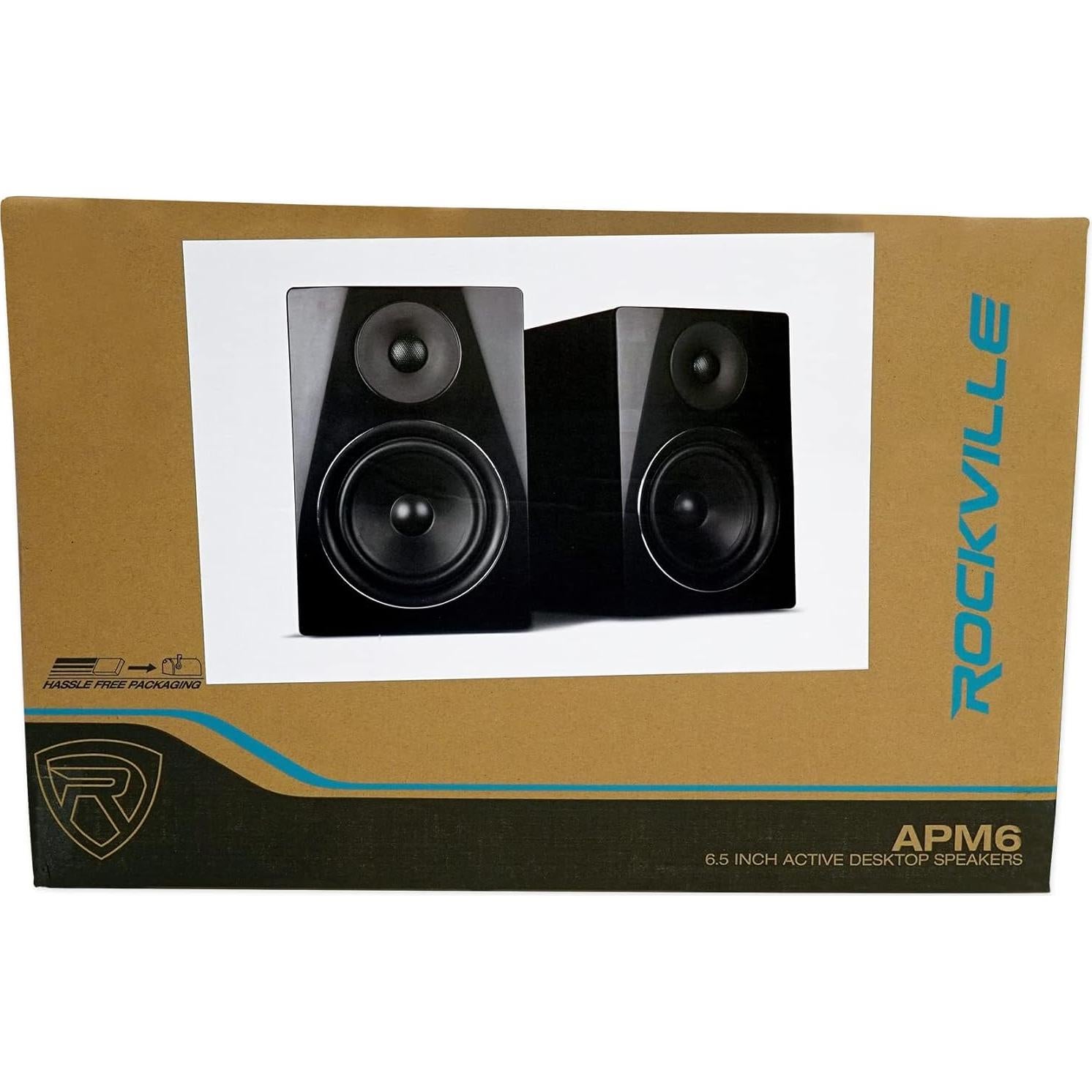 Altavoces de Estudio Rockville APM6 Bi-amplificados 350W