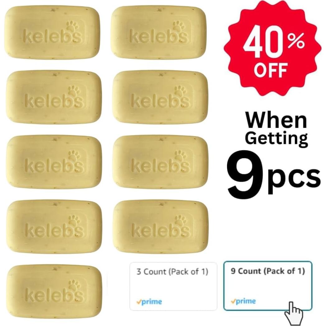 Champú Deshedding para Perros Kelebs - 3 Barras Naturales