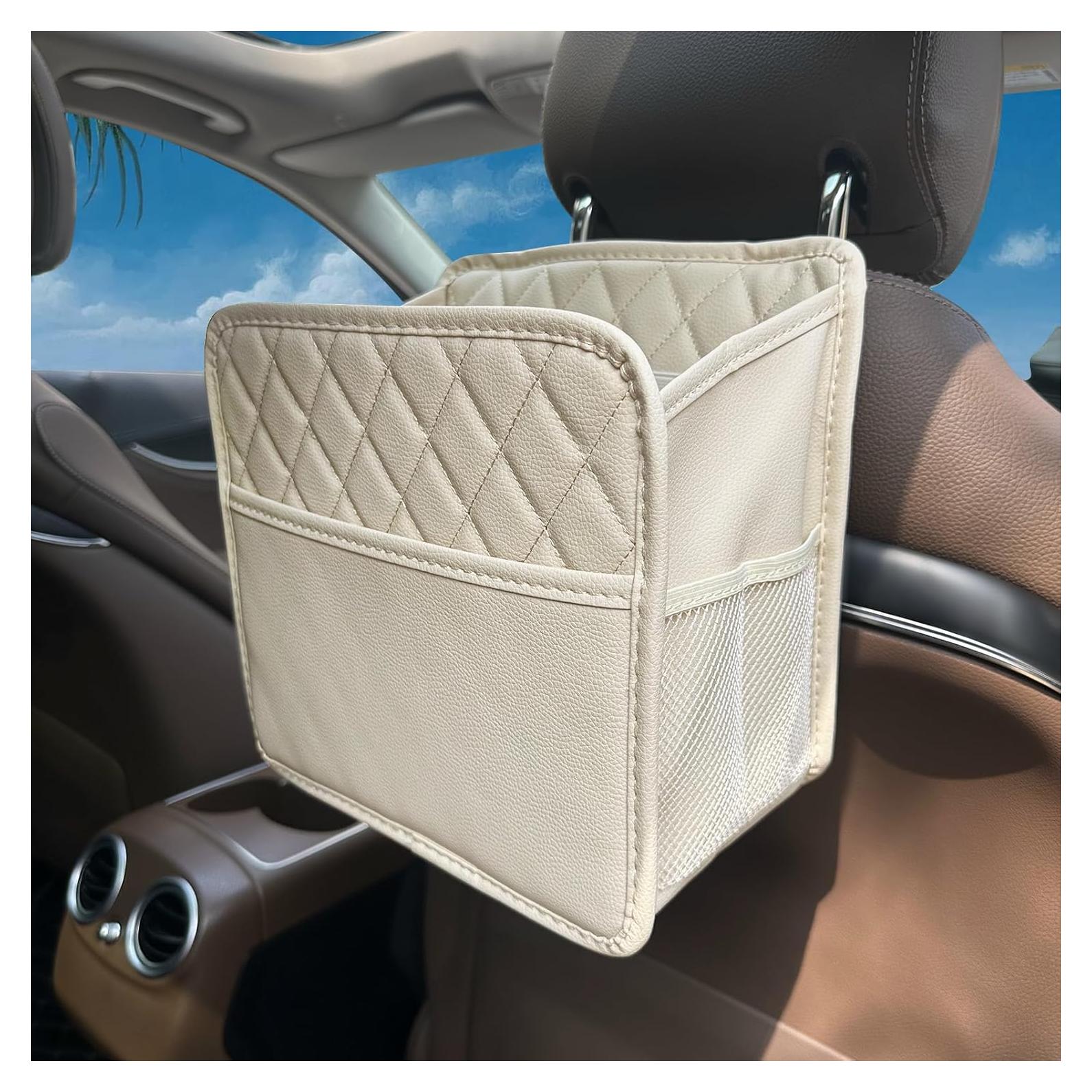 Organizador de Asiento de Coche Witaxima Beige 8L Plegable