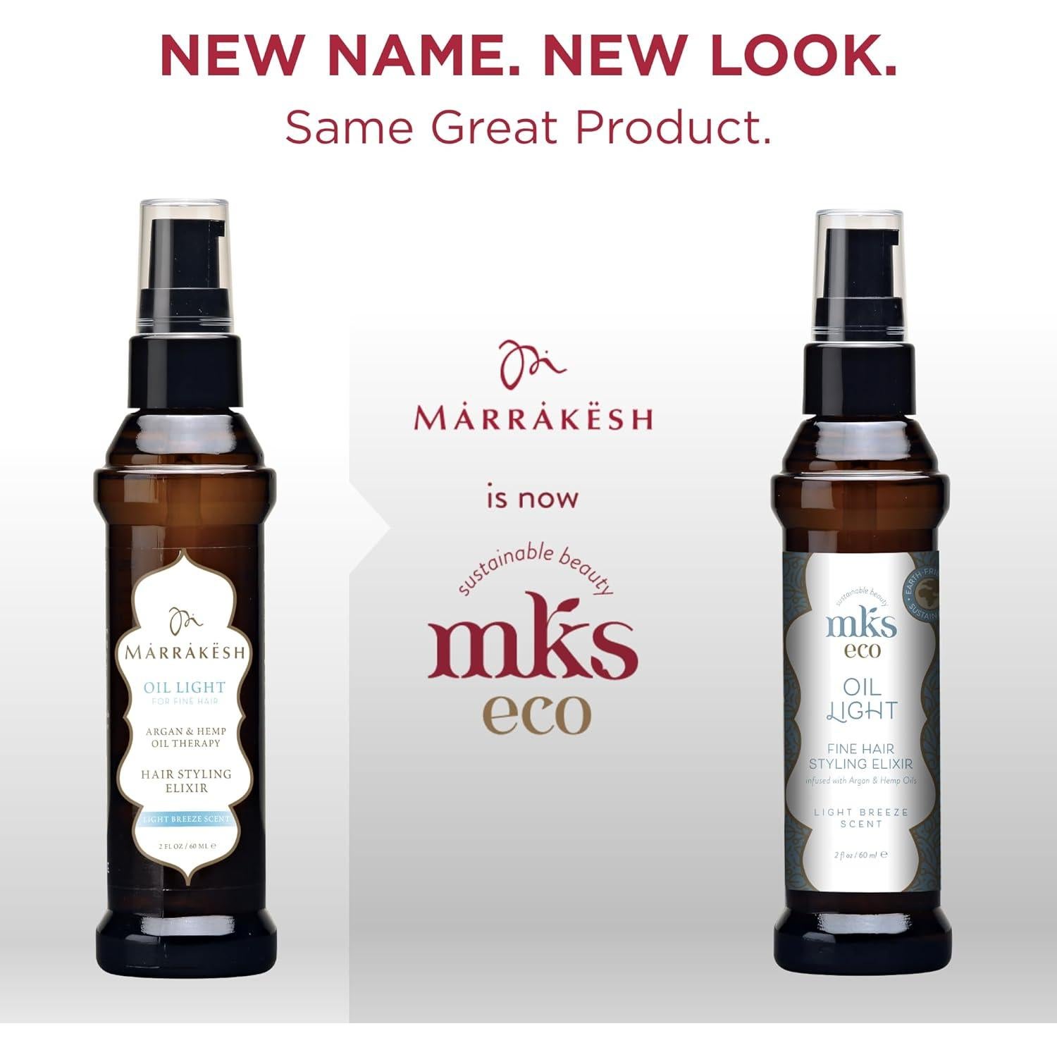 MKS Eco Aceite Ligero 59 ml - Elixir de Argán y Cáñamo