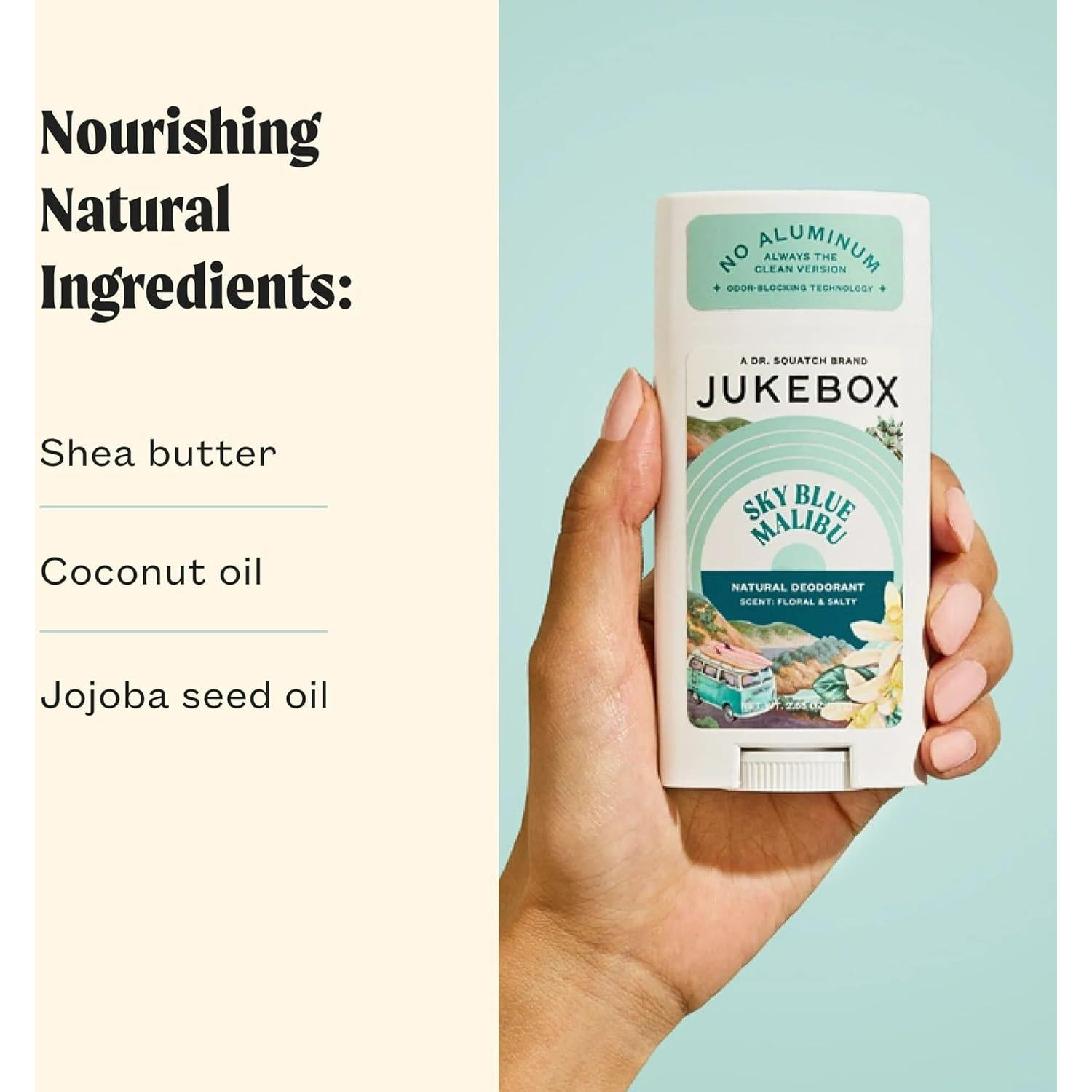 Desodorante Natural Jukebox Dr. Squatch 75g Sin Aluminio