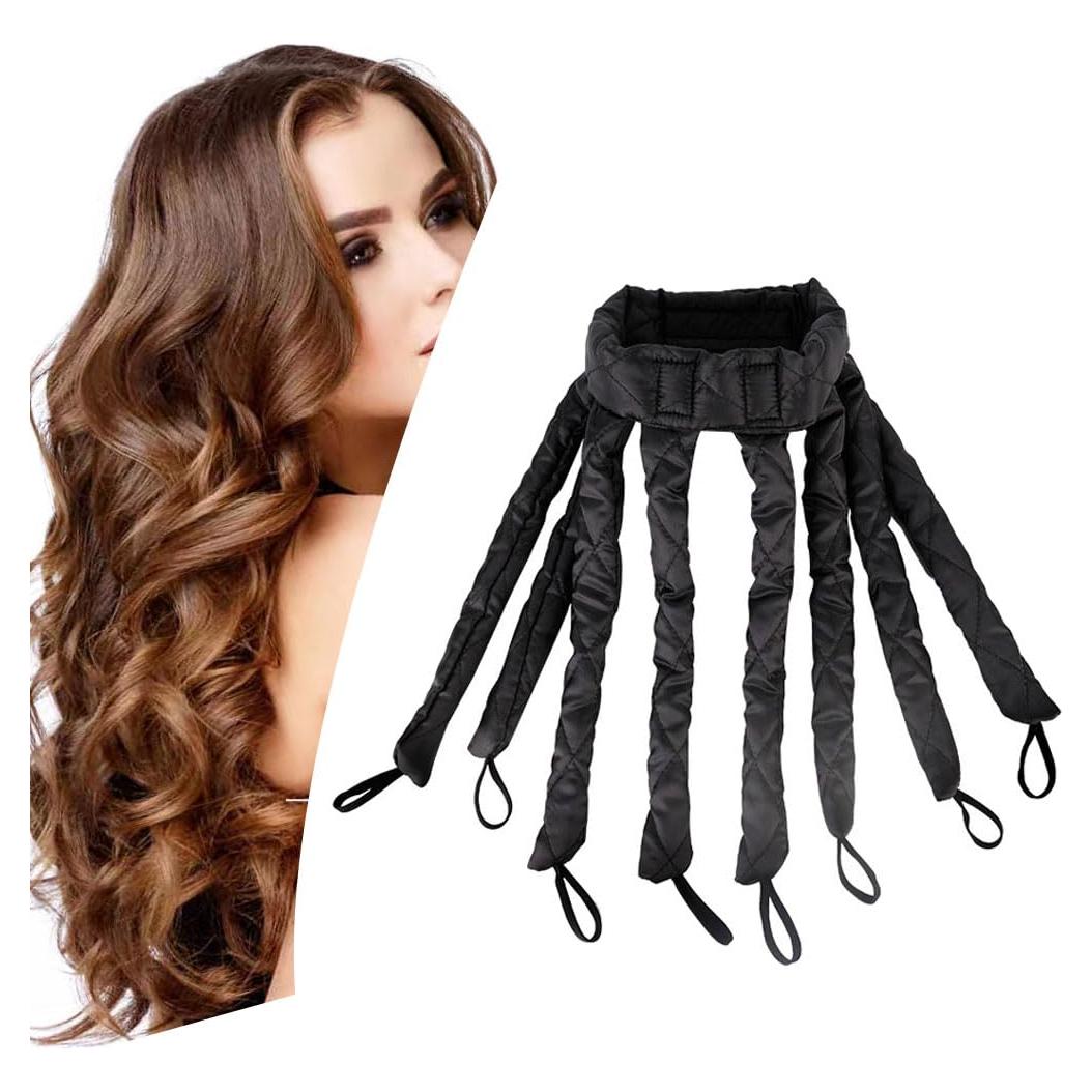 Diadema Rizador de Cabello Sin Calor YiQiYi - Negro