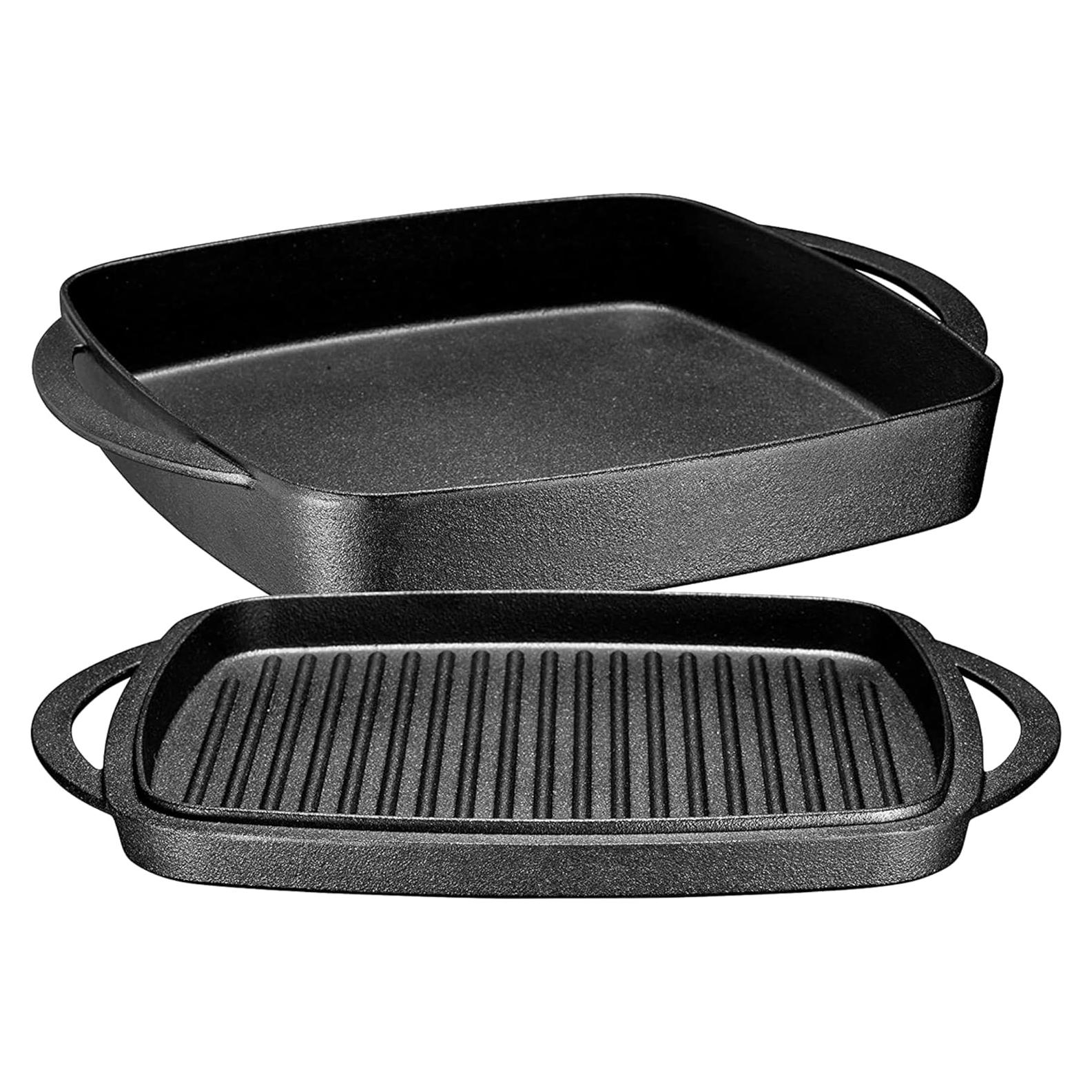 Olla Holandesa de Hierro Fundido Bruntmor 1.8L Cuadrada