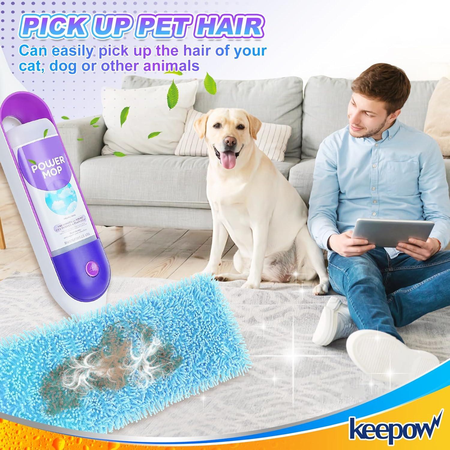 Almohadillas de Mopa Reutilizables KEEPOW 39x13 cm 4 Paquete