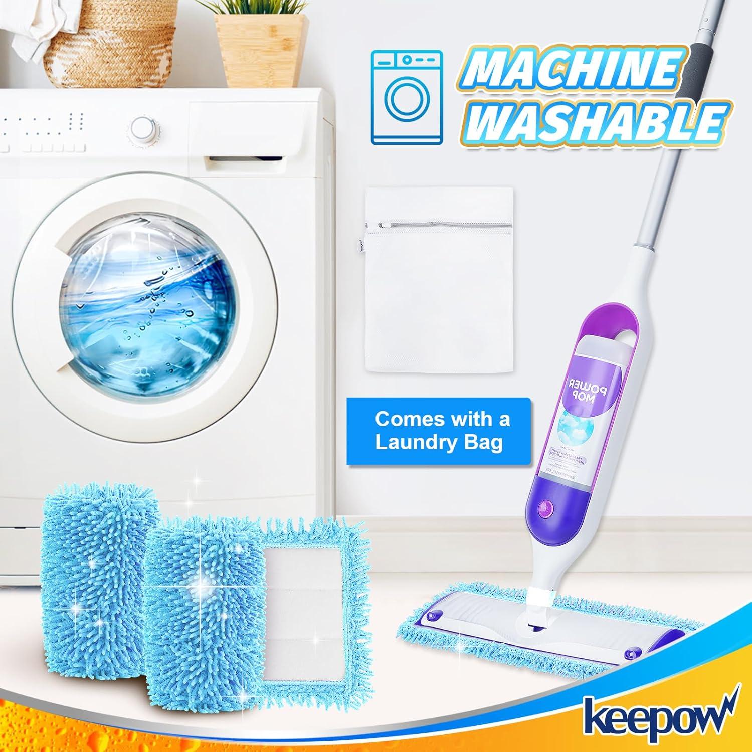 Almohadillas de Mopa Reutilizables KEEPOW 39x13 cm 4 Paquete