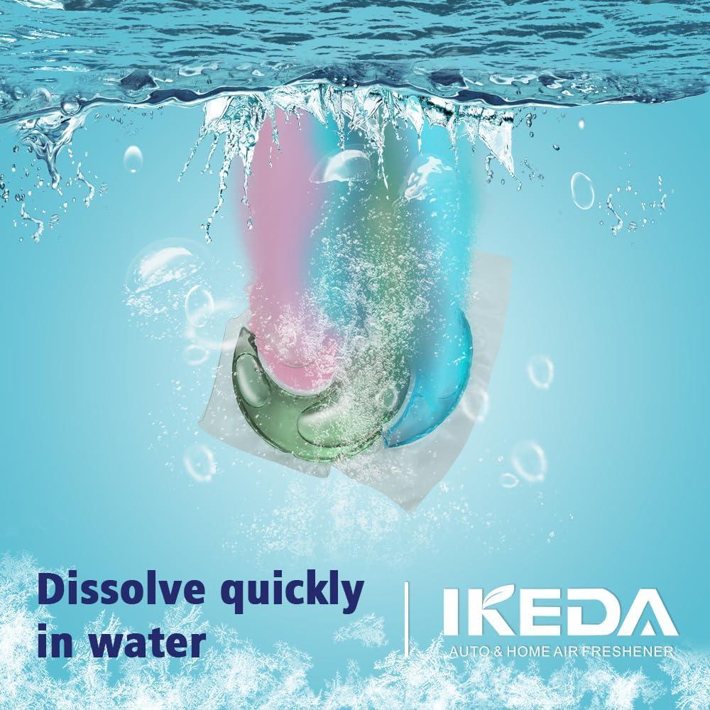 Cápsulas de Detergente para Ropa Ikeda 3 en 1 30 Cuentas 10g