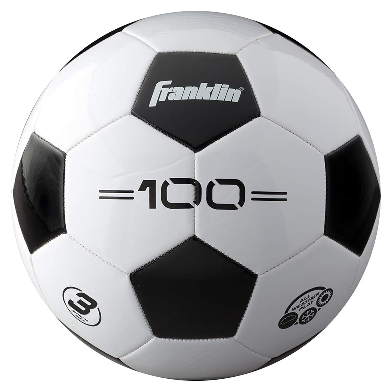 Pelota de Fútbol Franklin Sports Tamaño 3 - Juvenil - PVC