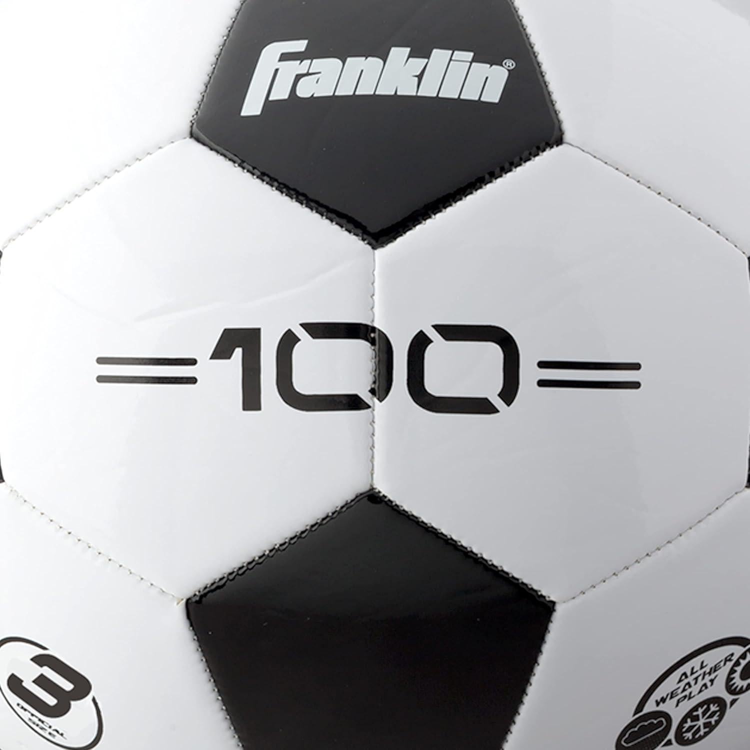 Pelota de Fútbol Franklin Sports Tamaño 3 - Juvenil - PVC