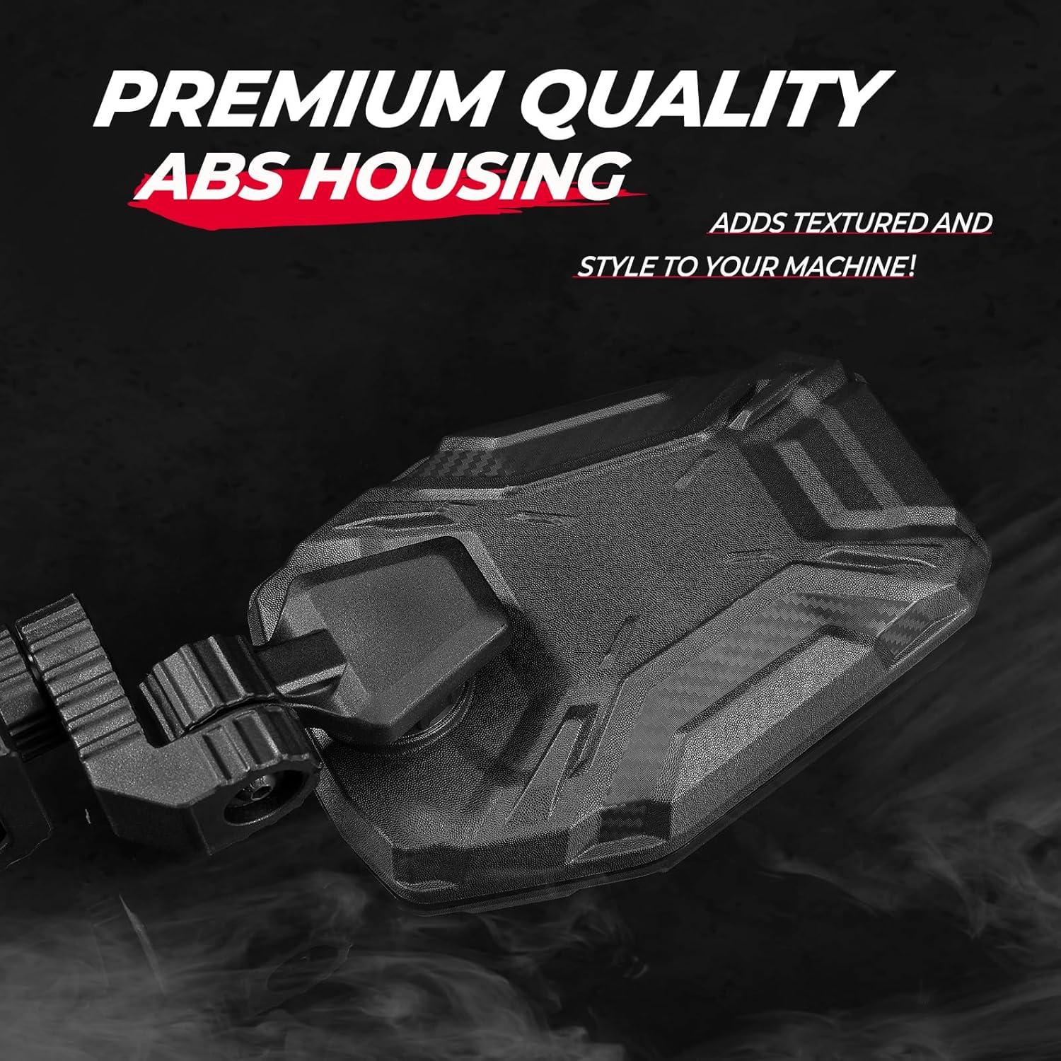 Espejos Laterales UTV KEMIMOTO Pro-Fit Ajustables 17x12 cm