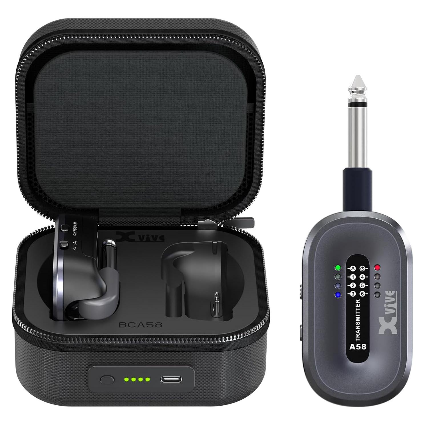 Sistema Inalámbrico de Guitarra Xvive AC58 5.8GHz con Estuche