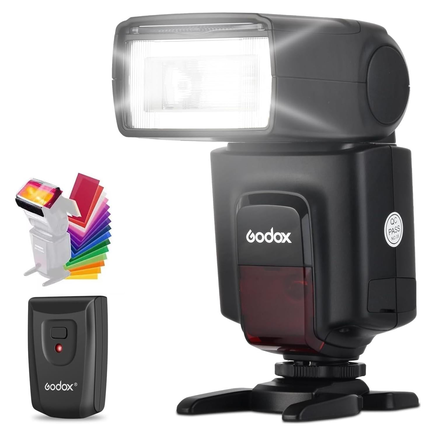 Flash Godox TT520 II para Cámara DSLR con Transmisor Inalámbrico
