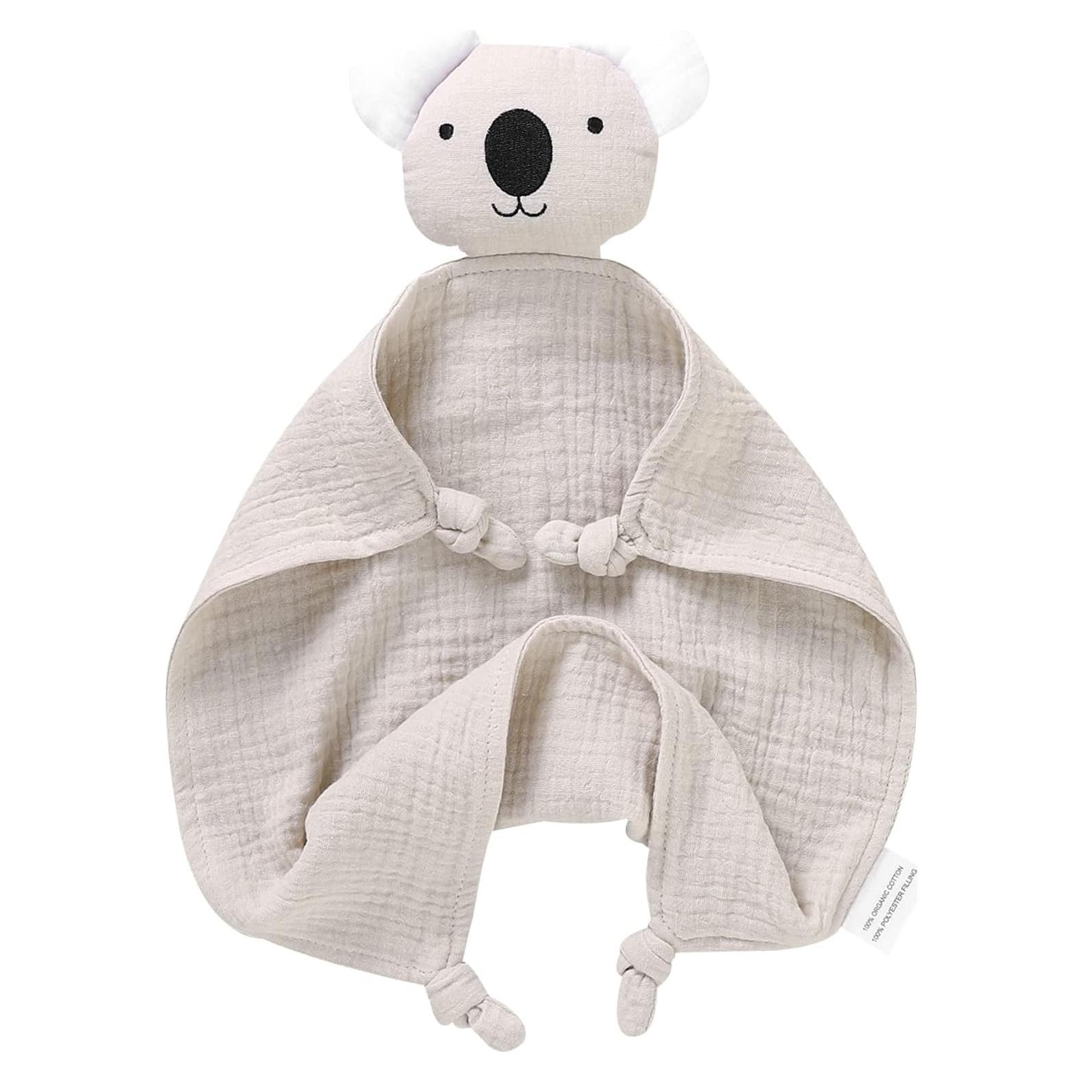 Manta de Seguridad Muselina Algodón Orgánico LAWKUL Beige 30x30 cm