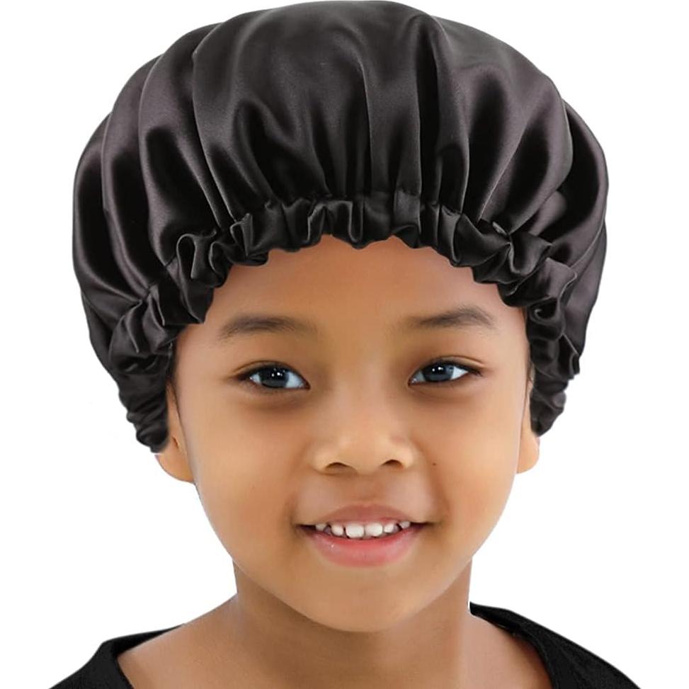 Gorro de Sueño de Satén ELIHAIR Ajustable para Niños
