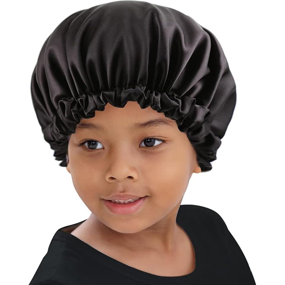 Gorro de Sueño de Satén ELIHAIR Ajustable para Niños
