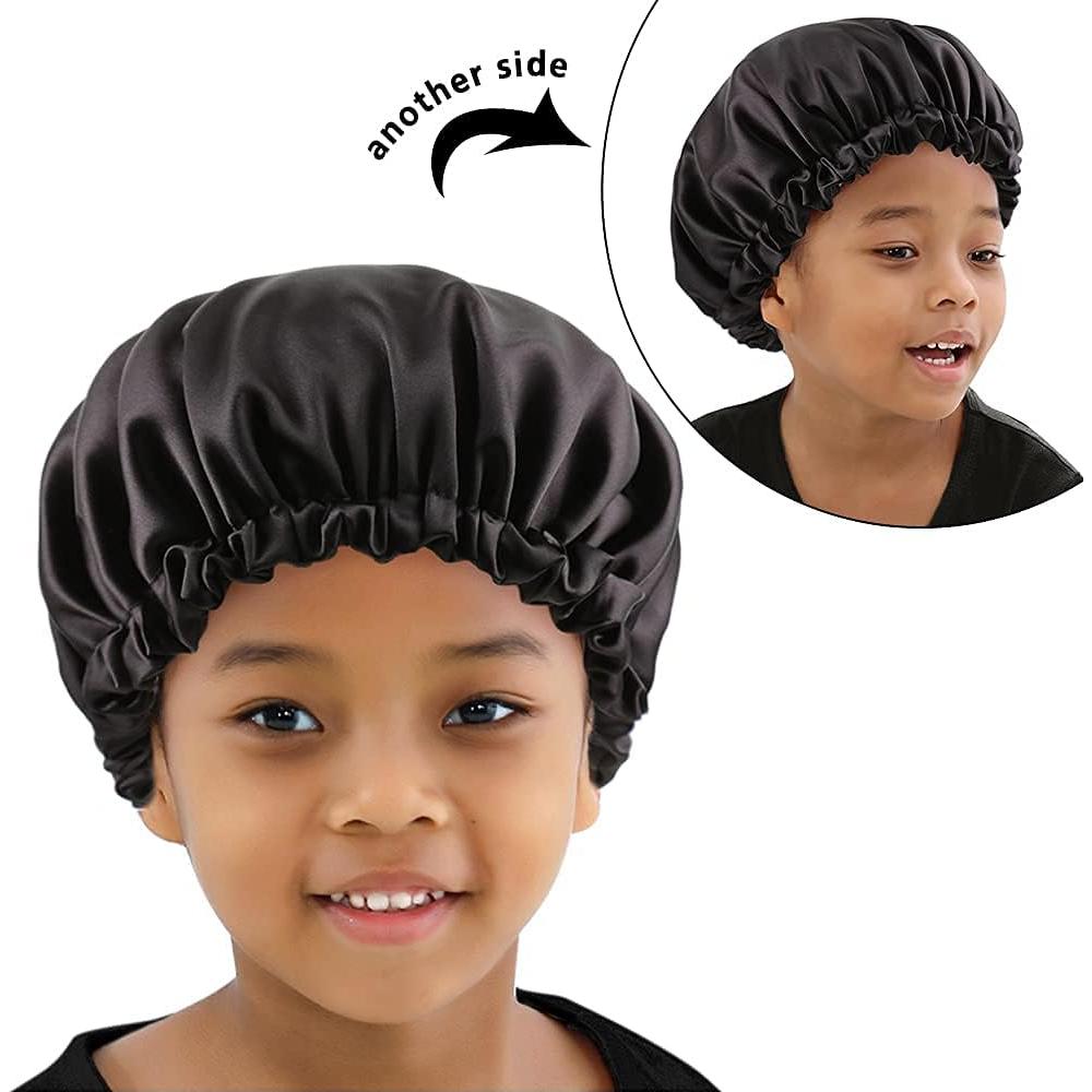 Gorro de Sueño de Satén ELIHAIR Ajustable para Niños