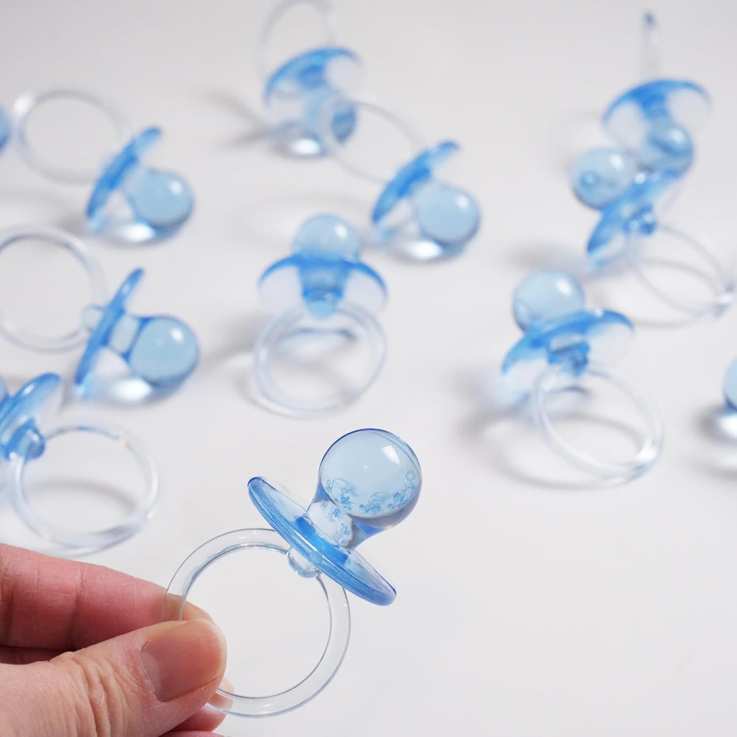 Chupete para bebé azul - 36 unidades - Decoración baby shower