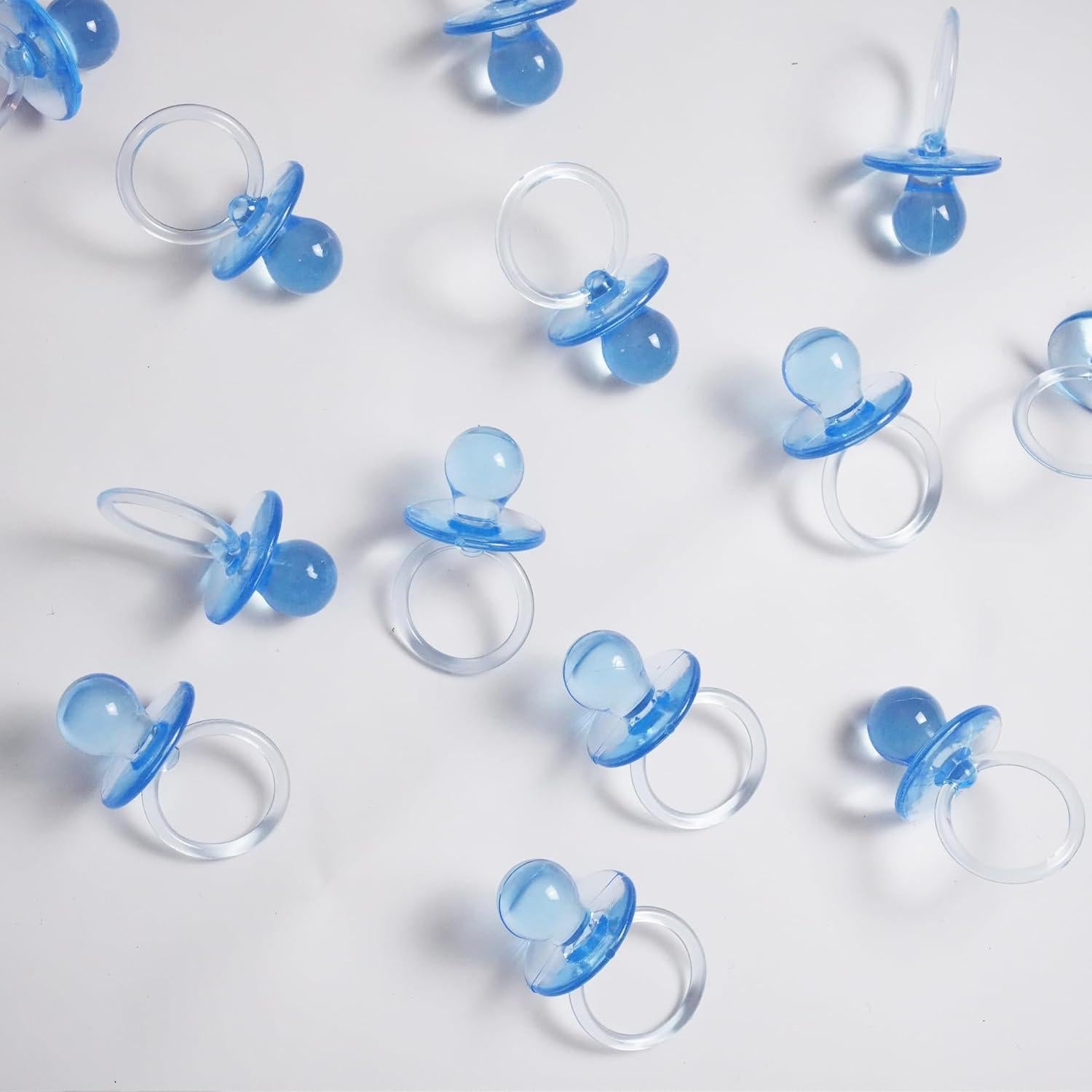 Chupete para bebé azul - 36 unidades - Decoración baby shower