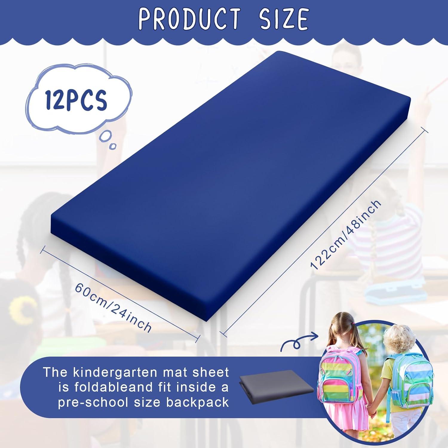 Sábanas Ajustadas para Cunas VitalCozy 12 Pcs Azul 122x60 cm