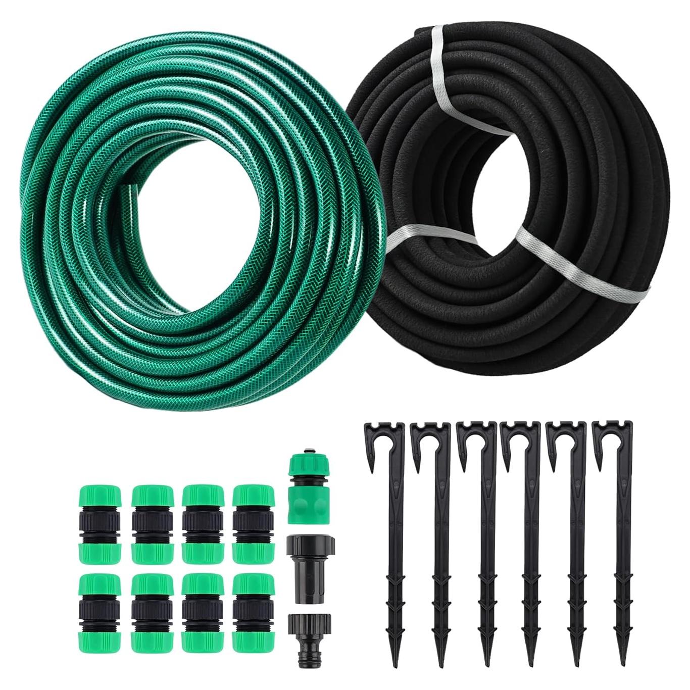 Sistema de Riego por Goteo Oscorna 15.24m + 7.62m Manguera