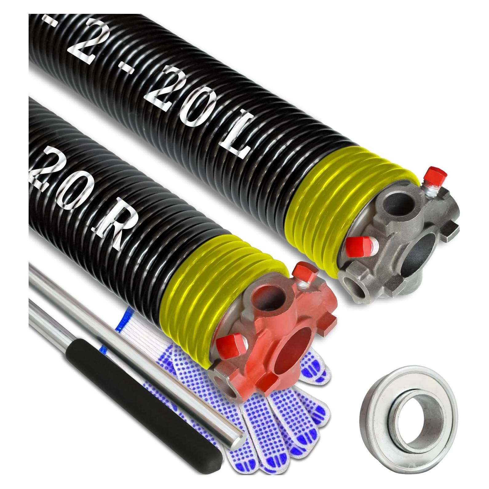 Juego de Resortes de Torsión para Puerta de Garaje YINKCO 50.8 cm