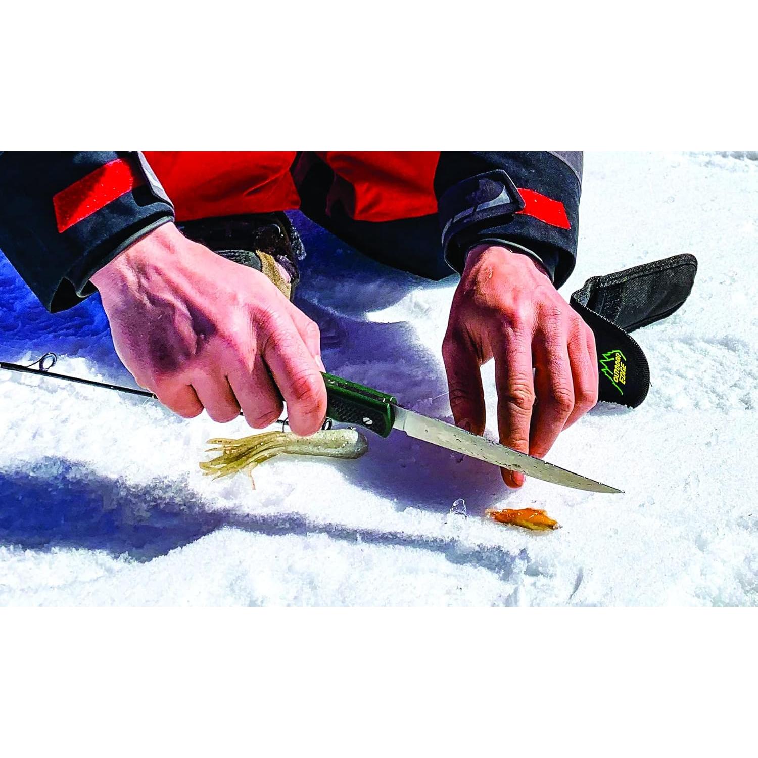 Cuchillo de Filete Plegable Outdoor Edge OEFB1 12.7 cm Verde/Negro