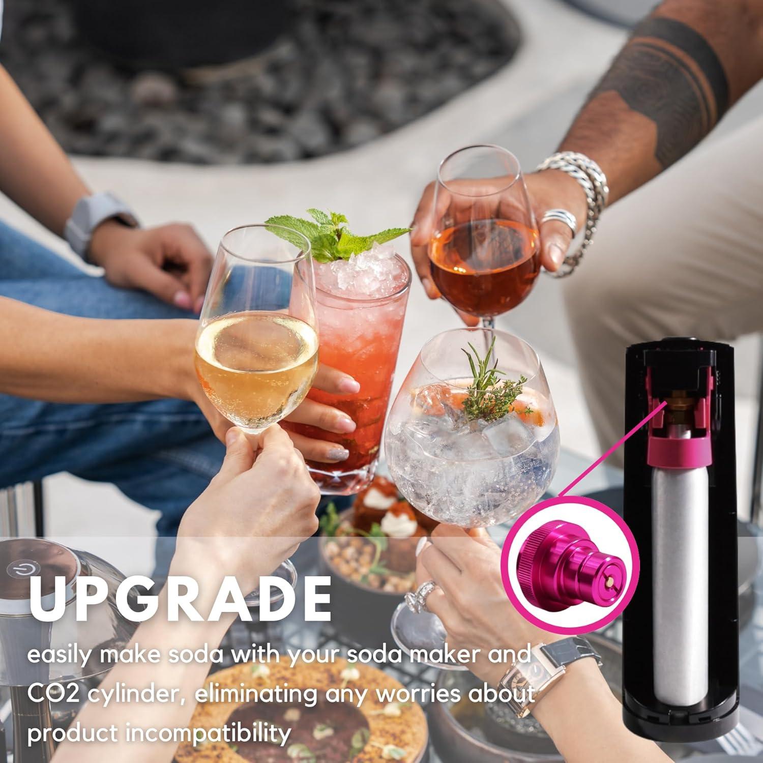 Adaptador Rápido CO2 GreatWhip para Fabricadores de Soda