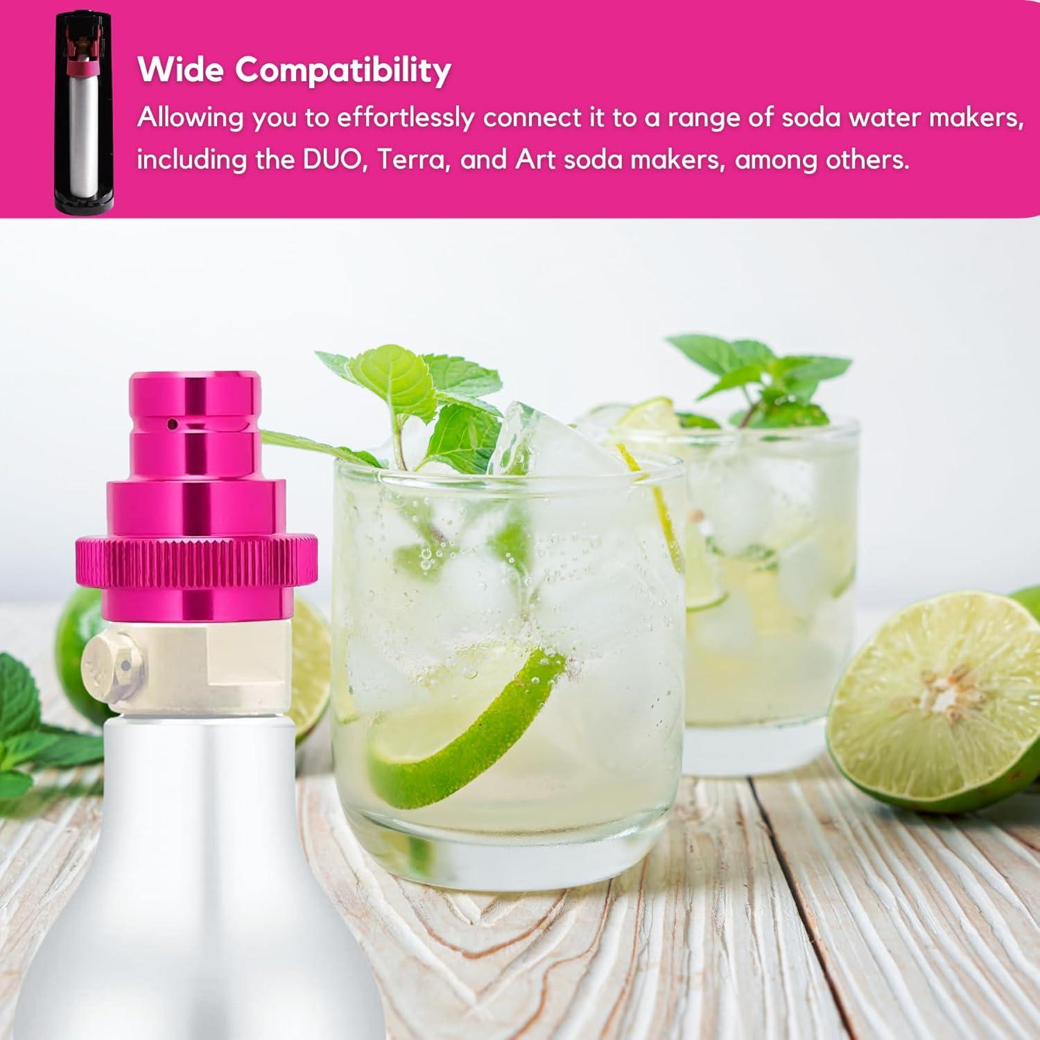 Adaptador Rápido CO2 GreatWhip para Fabricadores de Soda