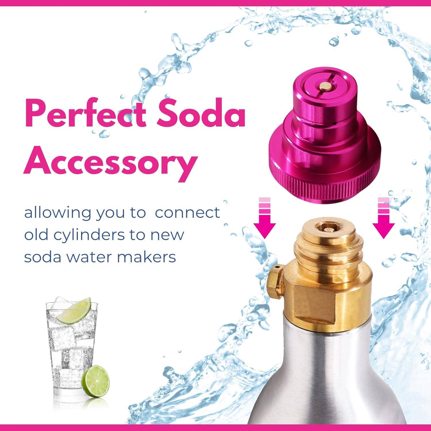 Adaptador Rápido CO2 GreatWhip para Fabricadores de Soda