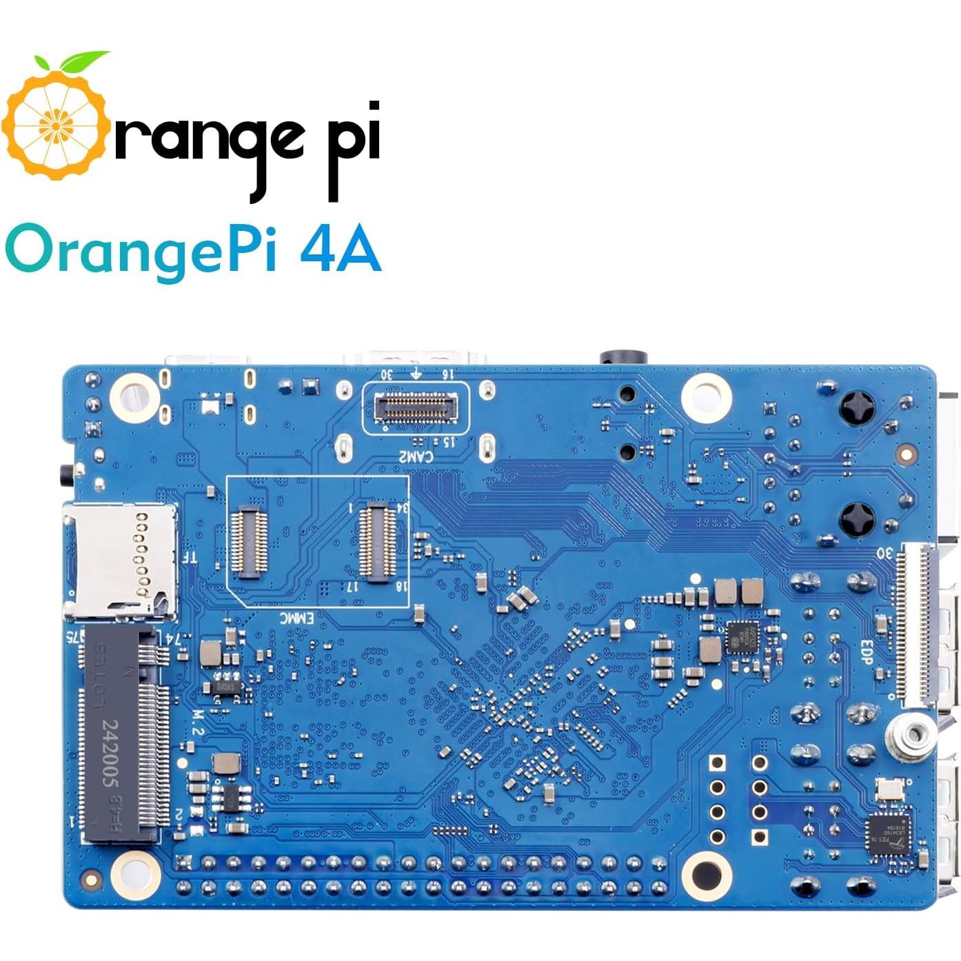 Ordenador de Placa Única Orange Pi 4A 2GB LPDDR4 - AI 2TOPS