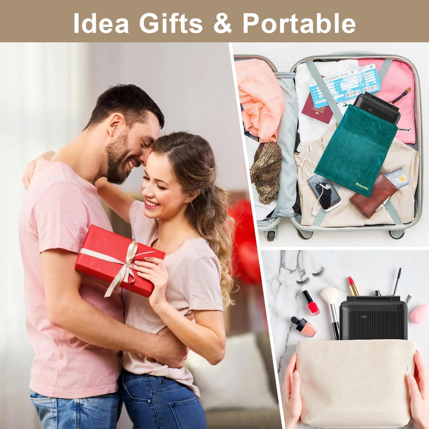 Espejo de Maquillaje Mocado Recargable 10X con Luz LED