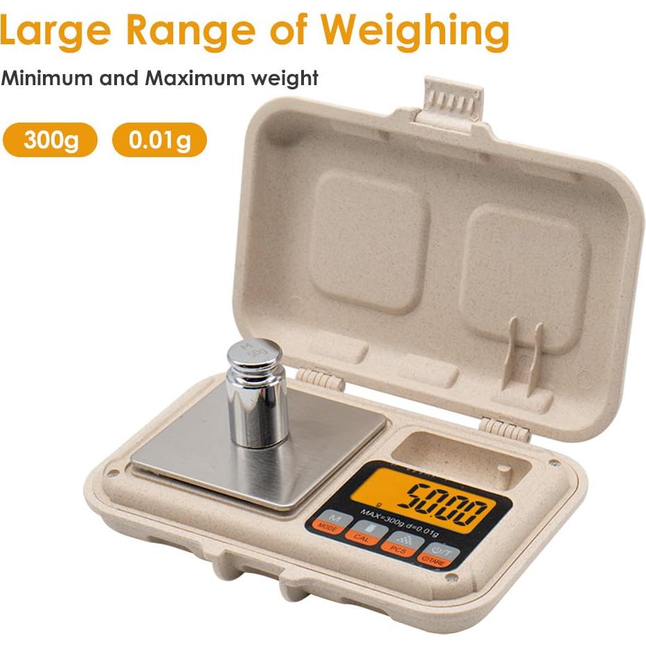 Báscula Digital de Gramos UNIWEIGH UN1-300 300g 0.01g Portátil