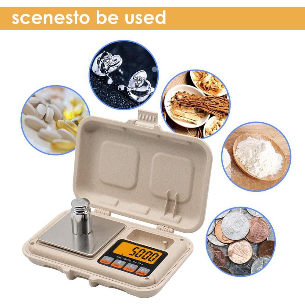 Báscula Digital de Gramos UNIWEIGH UN1-300 300g 0.01g Portátil