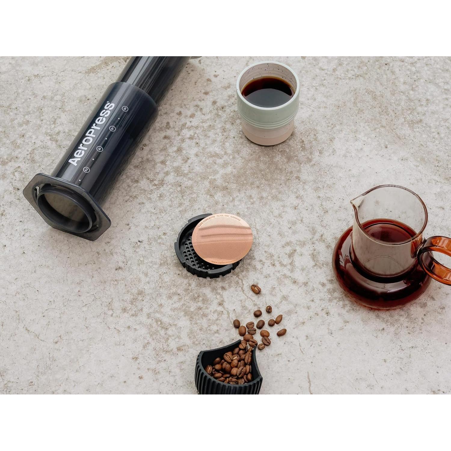 Filtro de Disco Superfino CAFE CONCETTO para AeroPress XL - Acero Inoxidable