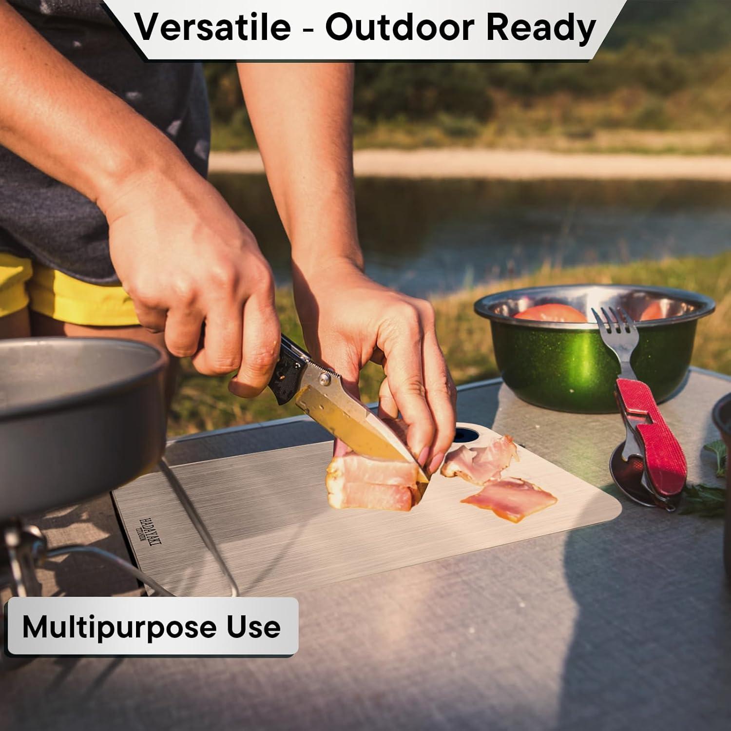 Tabla de Cortar de Titanio HADAYAKI 30.48x20.32cm Doble Cara