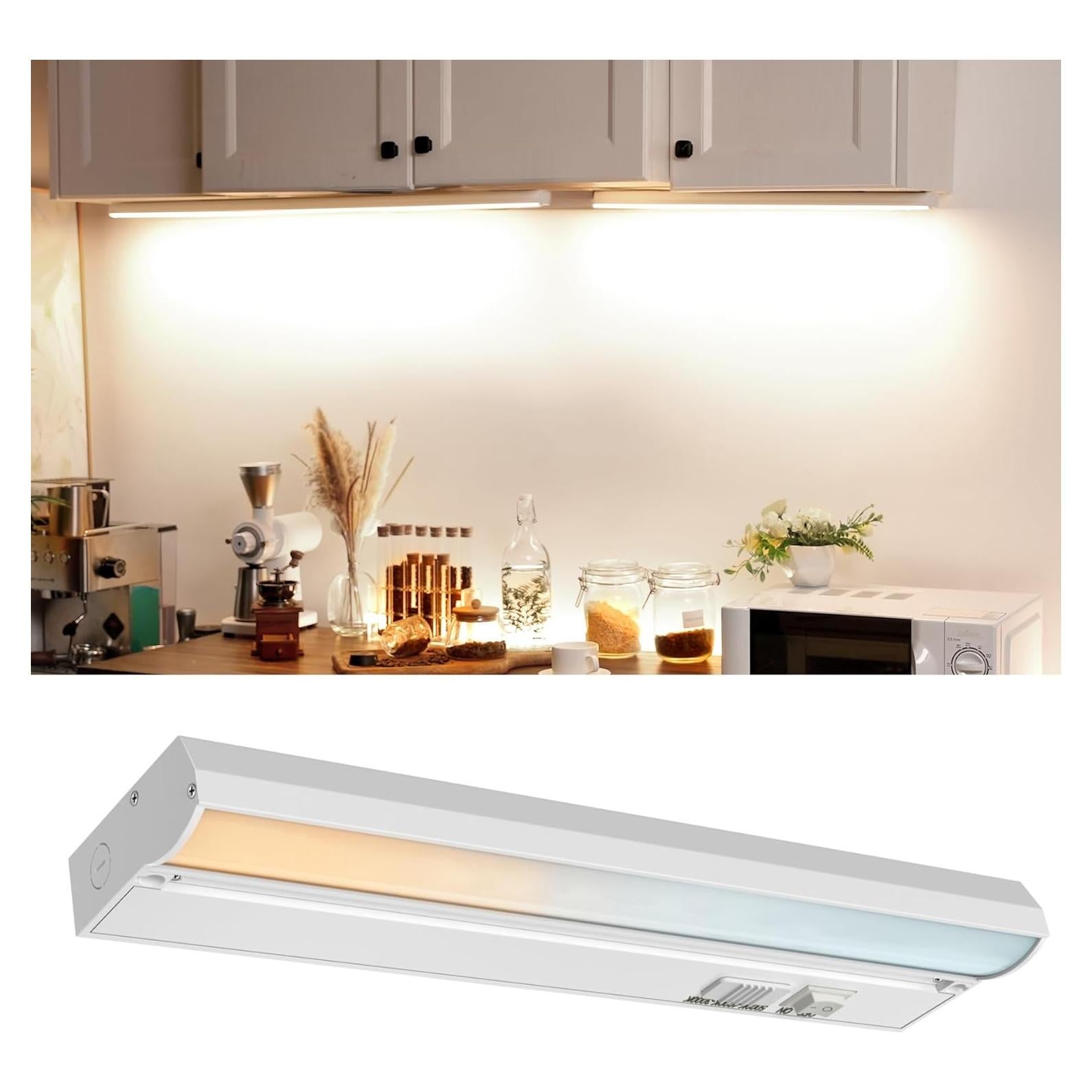 Luz LED de Bajo Gabinete Snyloe 30.48 cm 9W 600LM Regulable