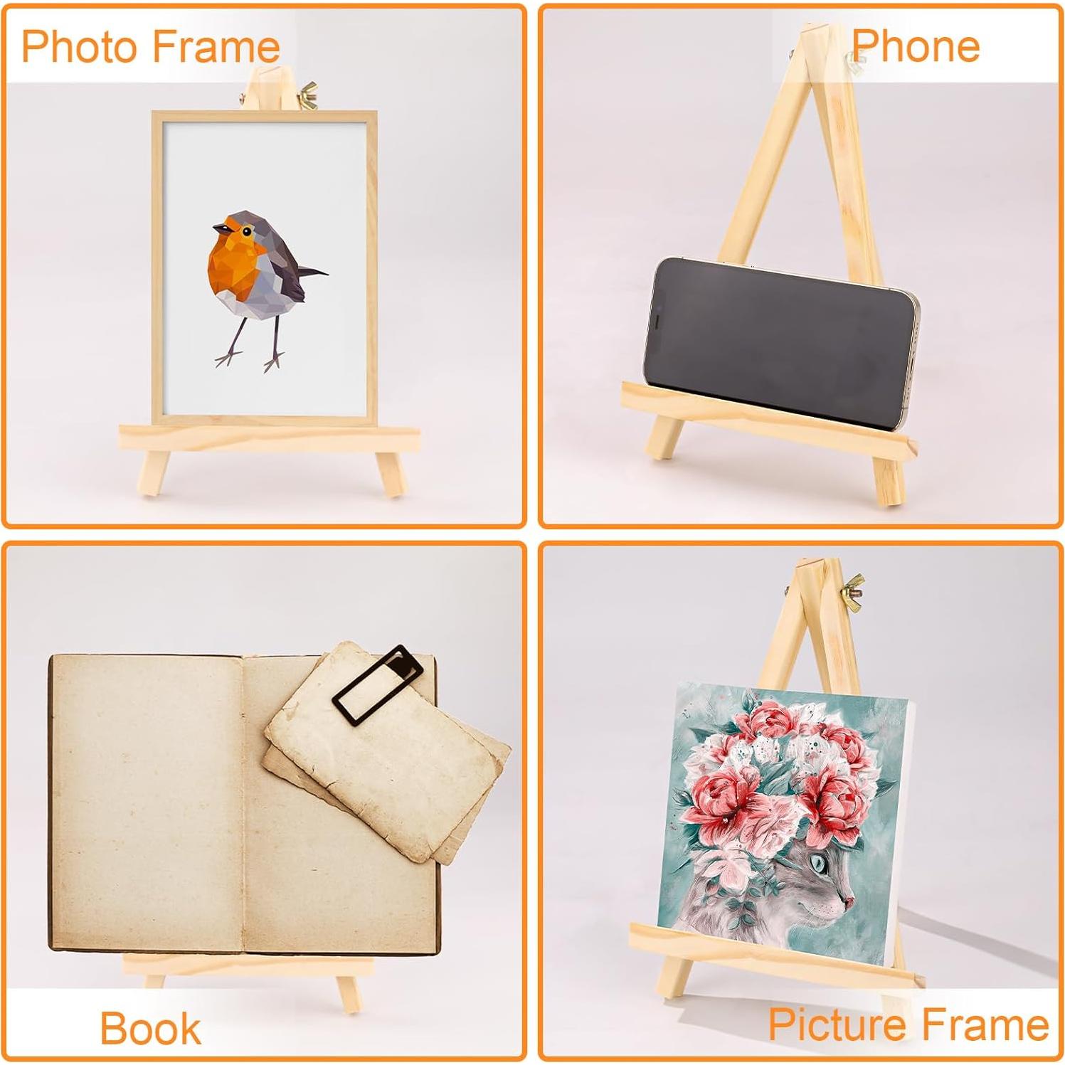 Caballete de Madera ESRICH 9 Pulgadas - Set de 4 Unidades